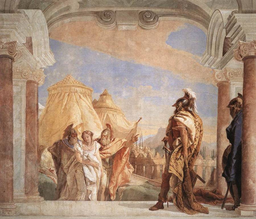 Tiepolo Giambattista - Eurybate et Talthybios conduise  Briseis a Agamemmon.jpg